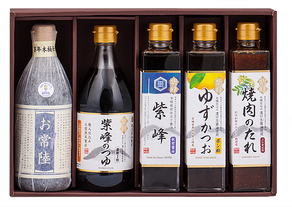 しょうゆ・調味料5本詰合せセット