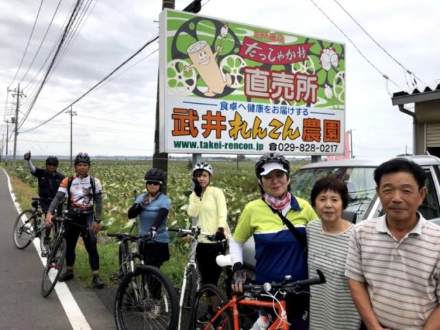 武井れんこん農園さんで、れんこんの刺身やきんぴら、ステーキの試食など貴重な体験をさせていただきました。