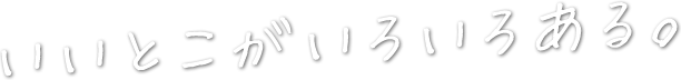 いいところがいろいろある